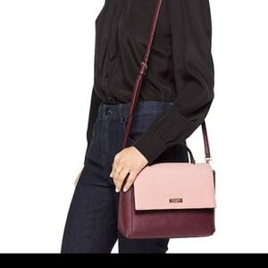 Kate Spade Pink and Brown Satchel Bag